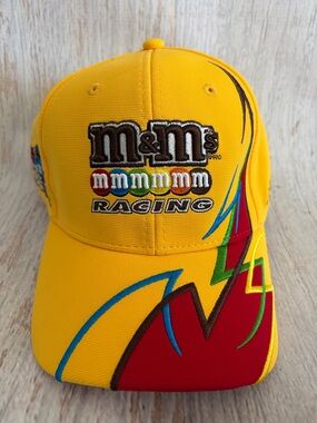 NASCAR Kyle Busch Yellow M&M'S Joe Gibbs Racing Ballcap Hat